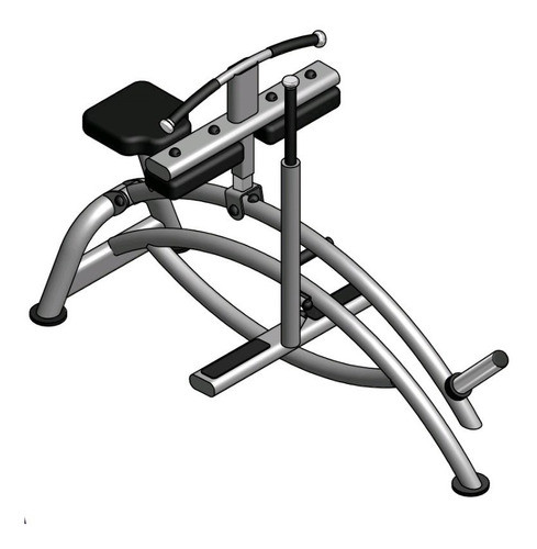 Projeto Para Fábricar Panturrilha Sentado Hoist Fitness 0