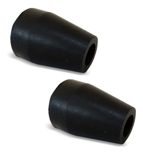 2 Ponteira De Borracha P/ Muleta E Bengala 7/8 22,25mm 0