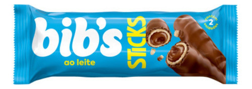Barquillos Rellenos Bib's Sticks Chocolate Con Leche X 16 U 1
