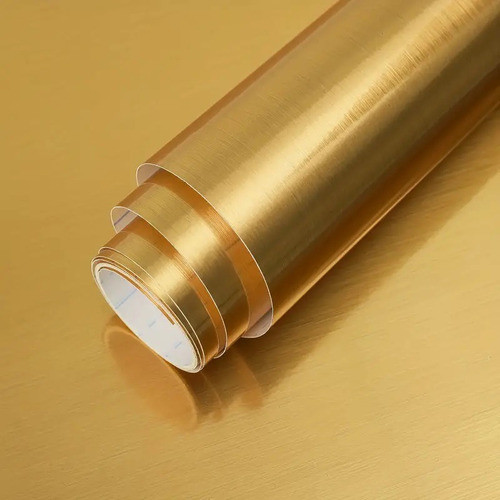 Papel Adhesivo Tapiz Empapelar Muebles Pared Dorado Le Monde 0