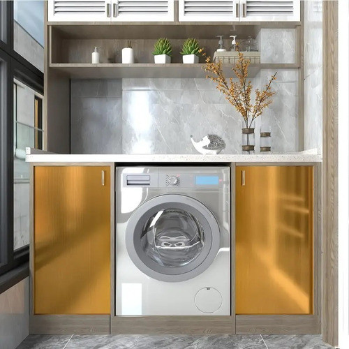 Papel Adhesivo Tapiz Empapelar Muebles Pared Dorado Le Monde 1