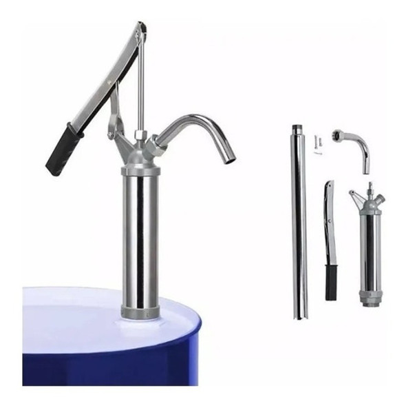 Bomba Rotativa Manual Trasvase Aceite 200 Lts A Palanca 0