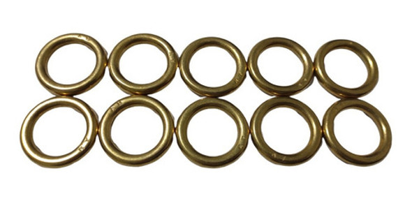Argollas De Bronce Pulidas 22mm Talabartería Sogueros Jaleña 0