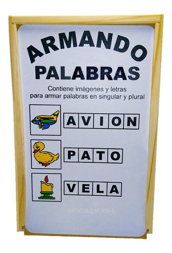 Equipo Lectoescritura Para Armar Palabras Didáctico Qwerty 1