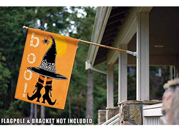 Toland Casa Jardín Boo Botas Bandera Jardín 1