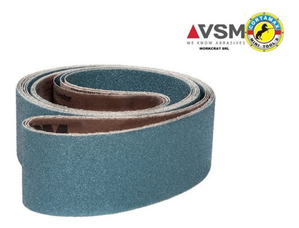 Lija Banda 75 X 2000 Zirconio Vsm Gr 36 Acero Cuchilleria 0