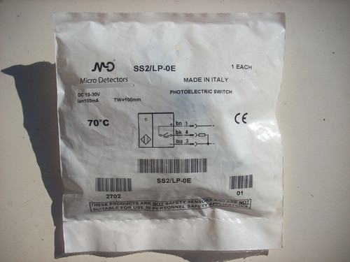 Sensor Fotoeléctrico Marca Micro Detectors Ss2/lp-0e 0