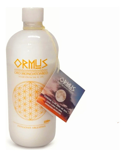 Oro Monoatòmico Ormus Solucion 1 X 500ml Patagonia Argentina 0