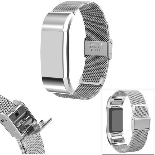Para Fitbit Cobrarnos Banda Pulsera Acero Inoxidable Recambi 0