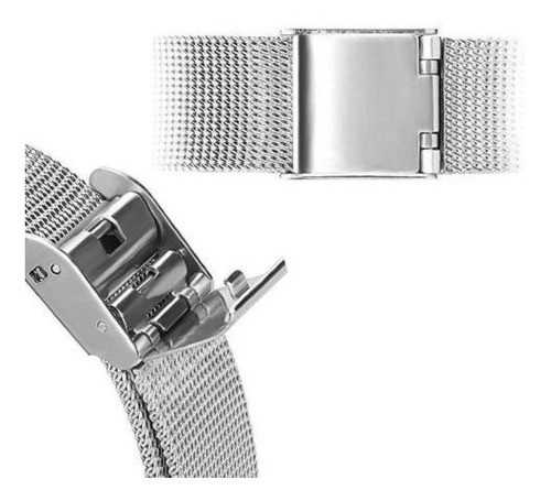 Para Fitbit Cobrarnos Banda Pulsera Acero Inoxidable Recambi 1