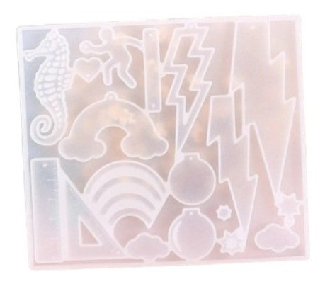 Molde De Silicona Aros, Dijes Especial Para Resina 1
