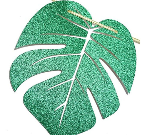 Decoraciones De Pancarta Aloha Hawaiana Con Hojas De Palmera 1