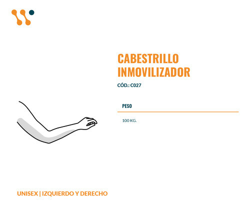 Cabestrillo Inmovilizador Hombro Brazo Ortopedia Acolchado 1