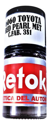Pintura Retok Toyota Red Pearl Met C.fabr. 3s1 0