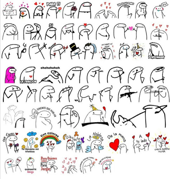 Kit Png Flork Tazas Remeras Meme Dibujos Cliparts Sublimar 0