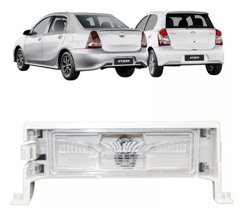 Luz De Placa Etios Hatch Sedan 2012 13 14 15 2016 C/soquete 0