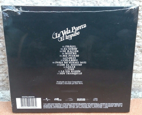 La Vela Puerca (el Impulso) Nuevo, Sellado. 1