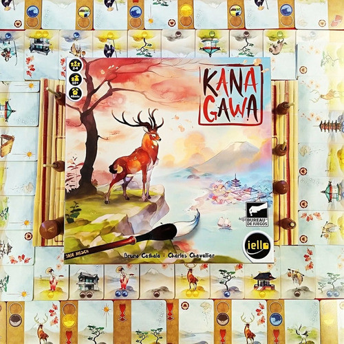 Kanagawa - Bureau De Juegos - Iello - Juego De Mesa Original 1