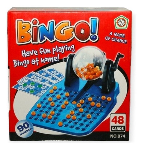Juego De Mesa Bingo Familiar Con Bolillero 48 Cartones 0