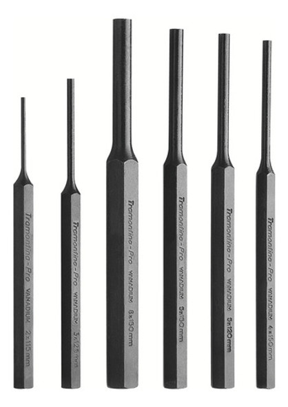 Jogo De Saca Pino Paralelo Com 6 Peças Tramontina Pro 1