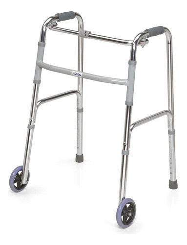 Andador Aspen Plegable De Aluminio Regulable C/ Ruedas Gtia 0