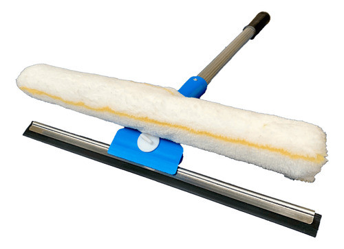 Limpa Lustra Vidro Combinado Rodo 35cm Com Cabo 45cm Barato 0