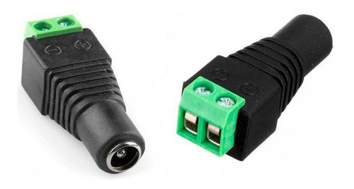 Conector Femea Plug P4  Borne P/ Fonte Led Câmera - C/21 Un 0