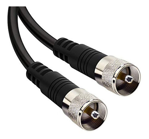 Cable Pl-259, Cable Coaxial Rg8x De 2 Pies, Cable De Antena 0
