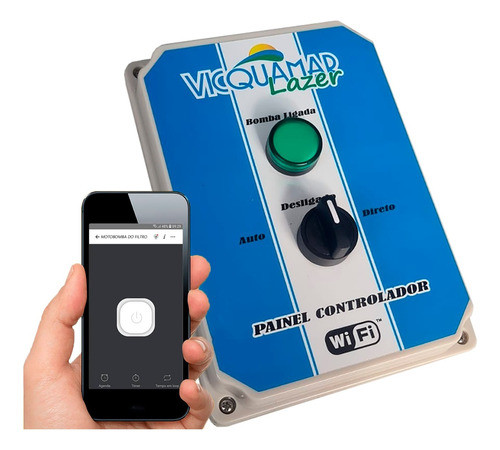 Painel Para Bomba De Piscina Até 1 Cv - 220v Wifi 0