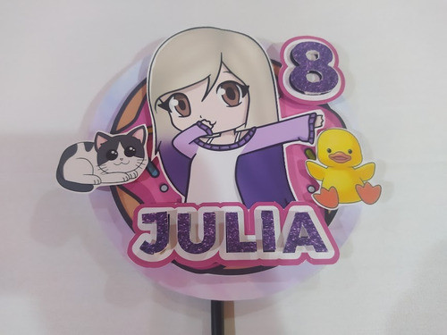 Adorno Para Torta Topper 3d Personalizado Cumple Tematicas 1