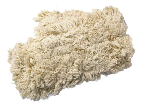 Mopa De Barrido De Algodón Blanca - Repuesto 80 Cm. 0