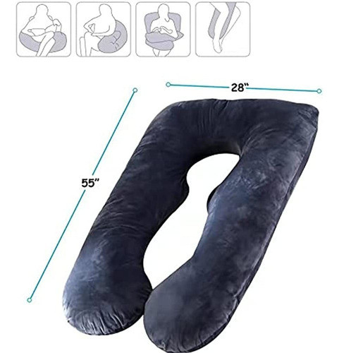 Creatop Almohadas Corporales Para El Embarazo Con Funda De T 1