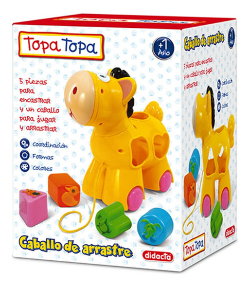 Caballo Arrastre Y Encastre Didacta Topa Topa Cadaques Kids 1 Caballo Arrastre Y Encastre Didacta Topa Topa Cadaques Kids 1