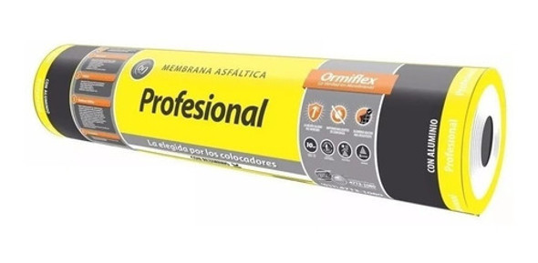 Membrana Asfáltica Ormiflex Profesional Con Aluminio 35kg. 0