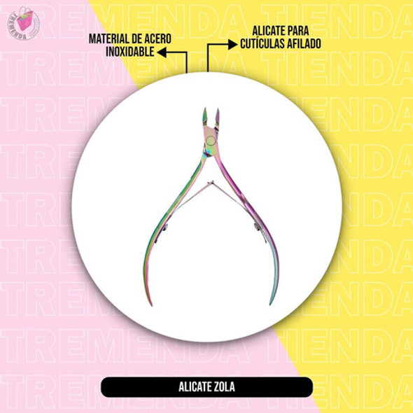 Alicate Para Uñas Zoca Tipo Stanless 11cm Pedicura Manicura 1