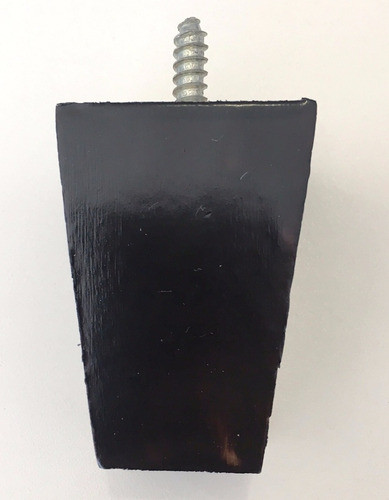 Pé Mini Trapezio Madeira Para Móveis, 6,5cm - Kit 2 Pes 0