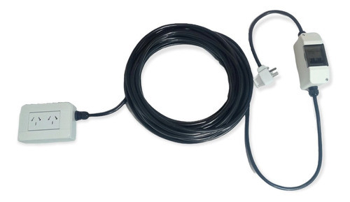 Alargue Periscopio 2x4mm 10ax2 Macho 10a 10mt Con Térmica 0