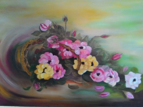 Quadro Rosas (49x68) - Autor Desconhecido 1