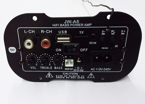 Módulo Mp3 Usb/sd/fm/aux Mono C/bluetooth Y Control Remoto 0