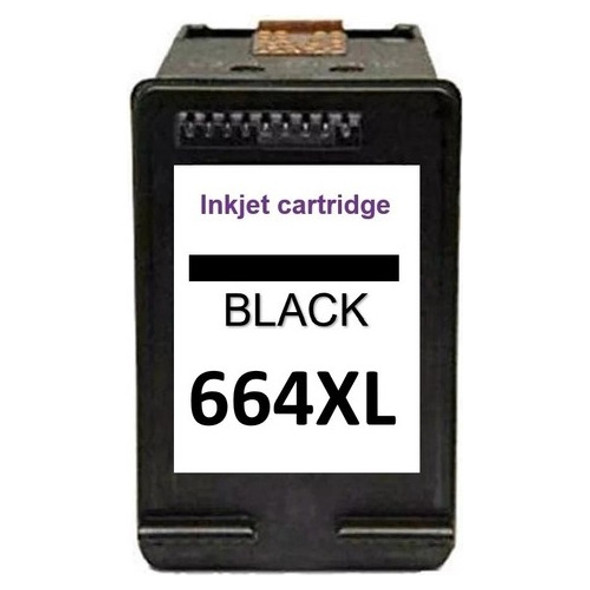 Cartucho Compatível Com Hp  664xl Black 0