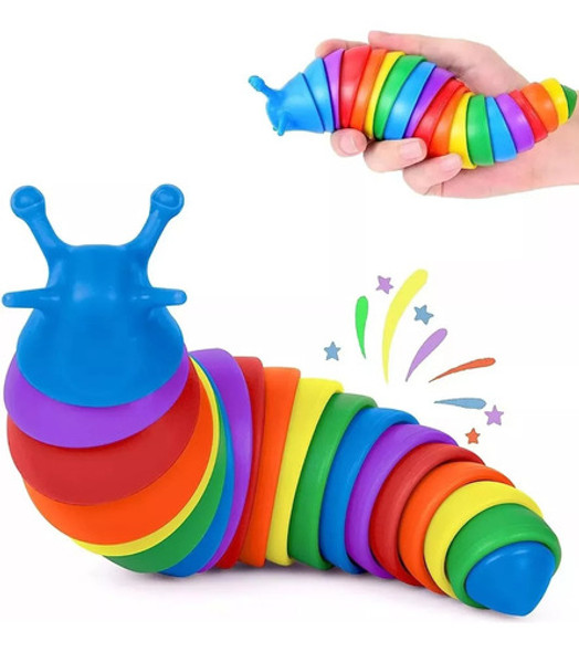 Finger Slug Babosa Juguete Caracol Antiestres Sensorial 1