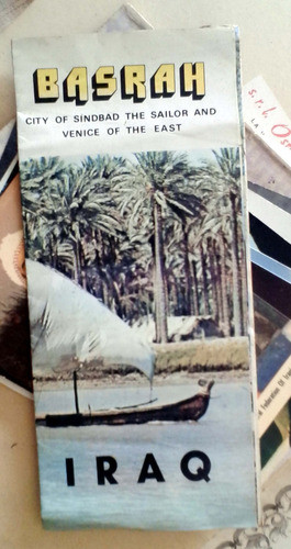 Folleto Turistico Iraq Basora Basrah C.197? Buen Estado. 0
