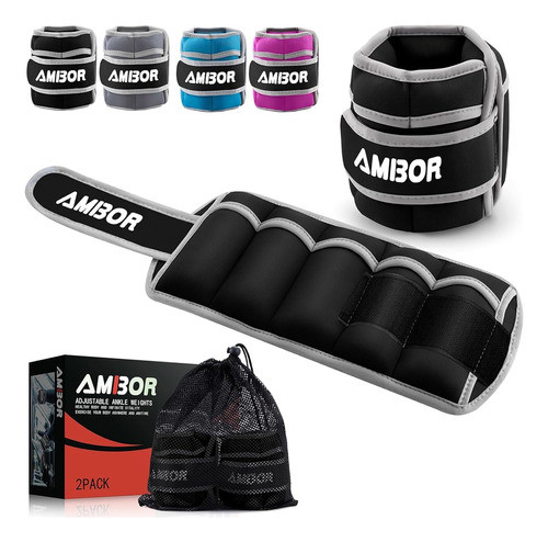 ~? Pesas De Tobillo Ambor, Correas Ajustables Para Las Piern 0