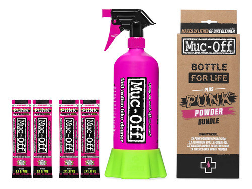 Botella + Shampoo Premium En Polvo X 4 Lts Muc-off 1