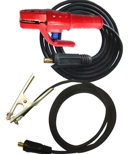 Juego Pinza Masa 300a Soldadora Inverter 1,80mts C 1