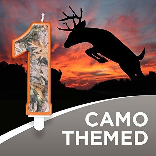 Colección De Fiesta Camo Birthday Candle Number 1 One Next D 1