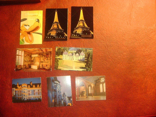 Souvenirs 14 Entradas Usadas Distintas Partes Francia Disney 1