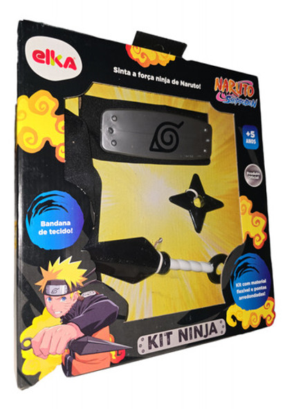 Kit Ninja Naruto Bandana Estrella Ninja Kunai 1