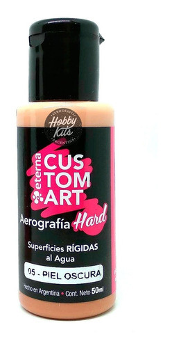 Pintura Para Aerografo Eterna Custom Hard Color Piel Oscura 0