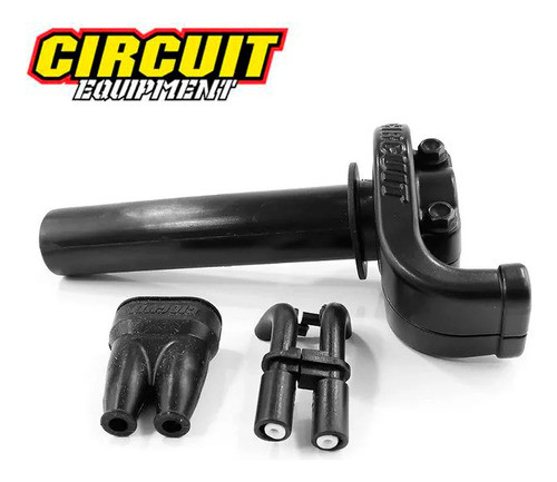 Punho Acelerador Rápido 4 Tempos Preto Circuit Motos Urbanas 1